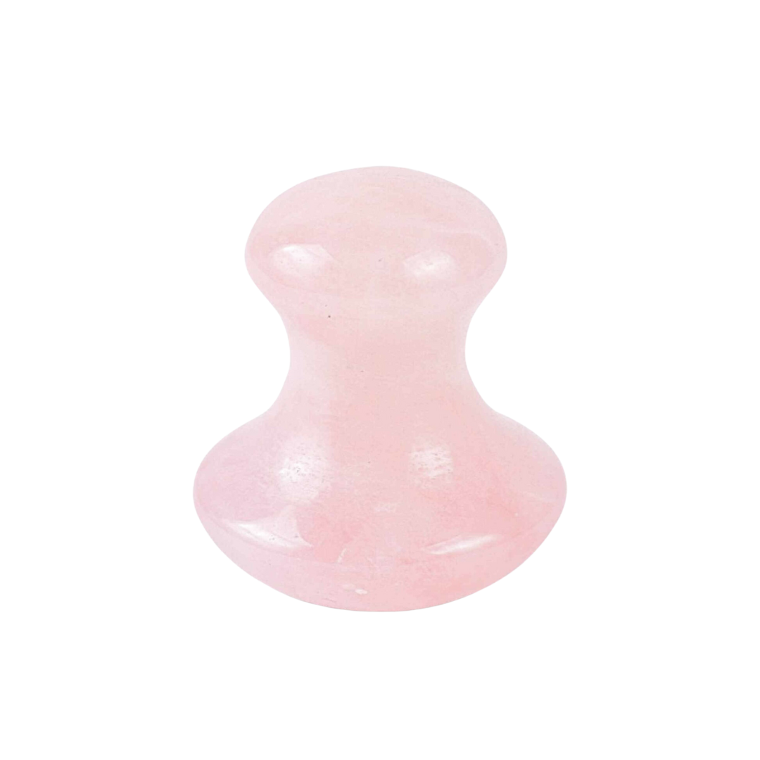 GUA SHA Mushroom Pink Quartz - Amour & Harmonie