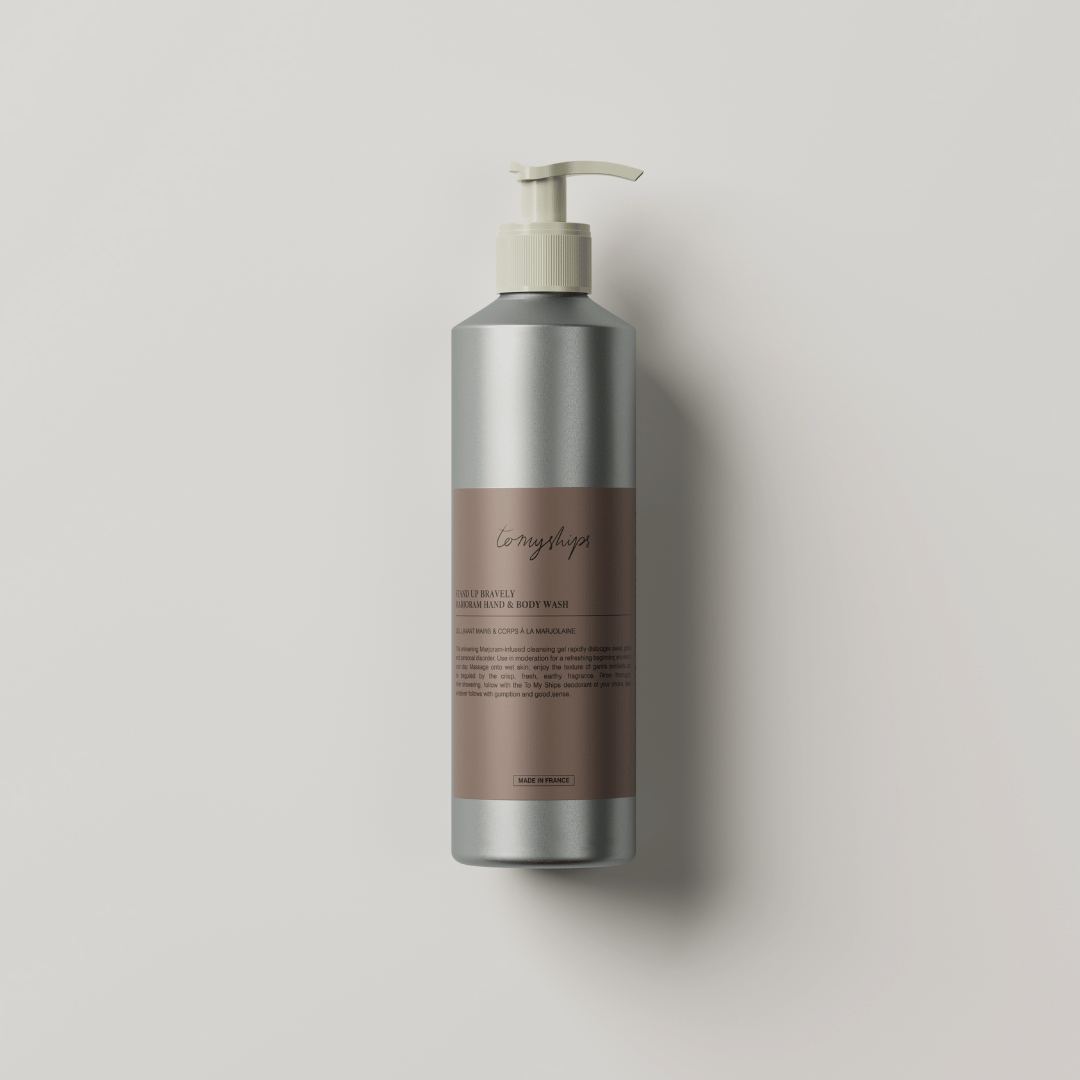 Gel lavant mains & corps Marjolaine - Stand Up Bravely