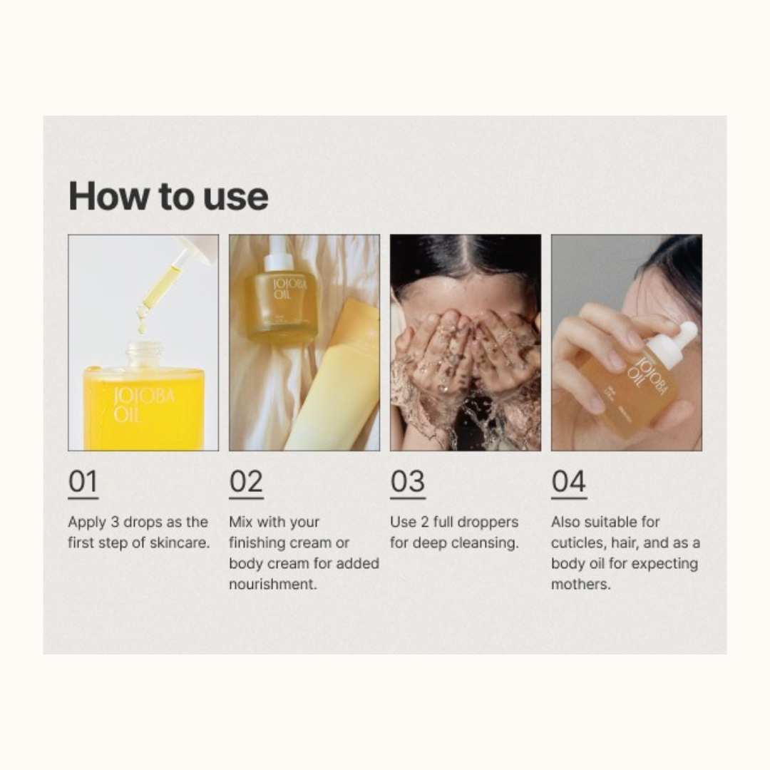 Huile de Jojoba Visage Nourrissante