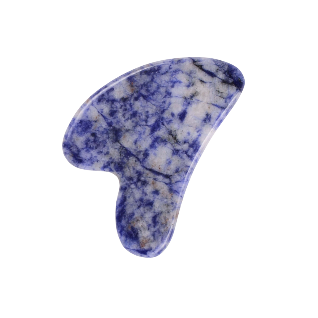 GUA SHA Heart Sodalite - Self-confidence