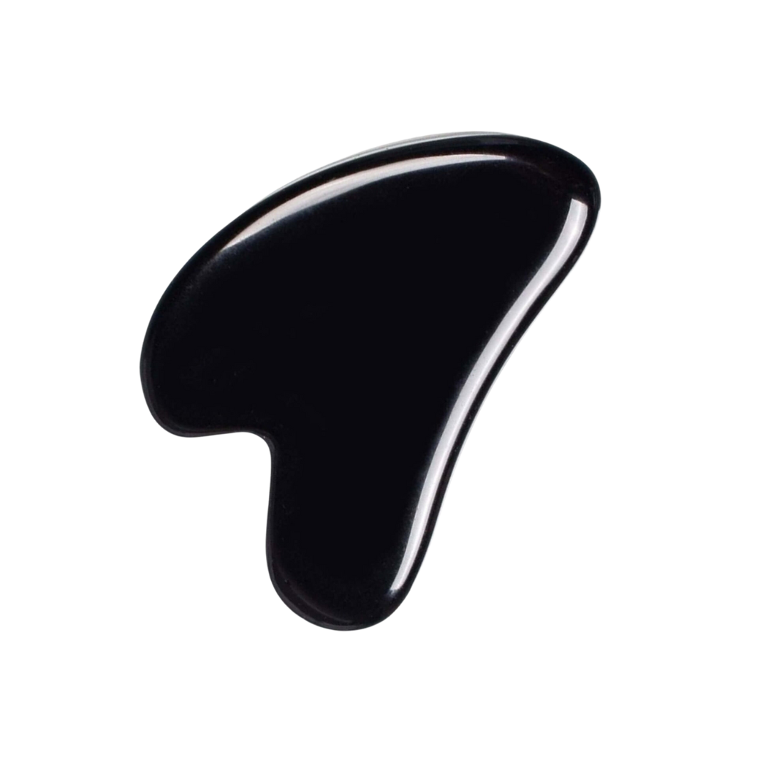 GUA SHA Heart Obsidian - Positivity & Concentration