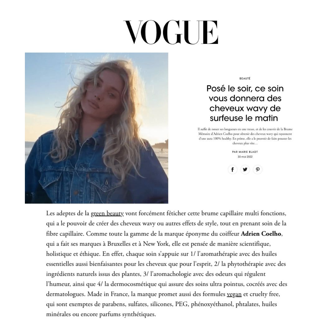 La Brume Mémoire - Spray Téxturisant