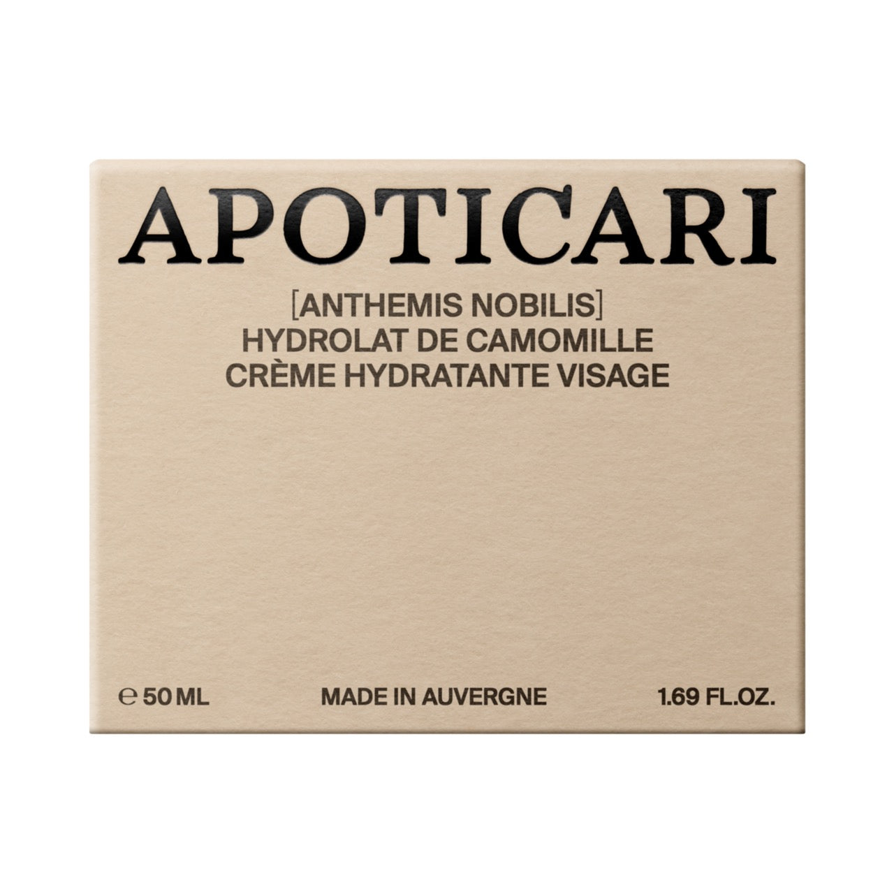 Crème visage hydratante - Camomille