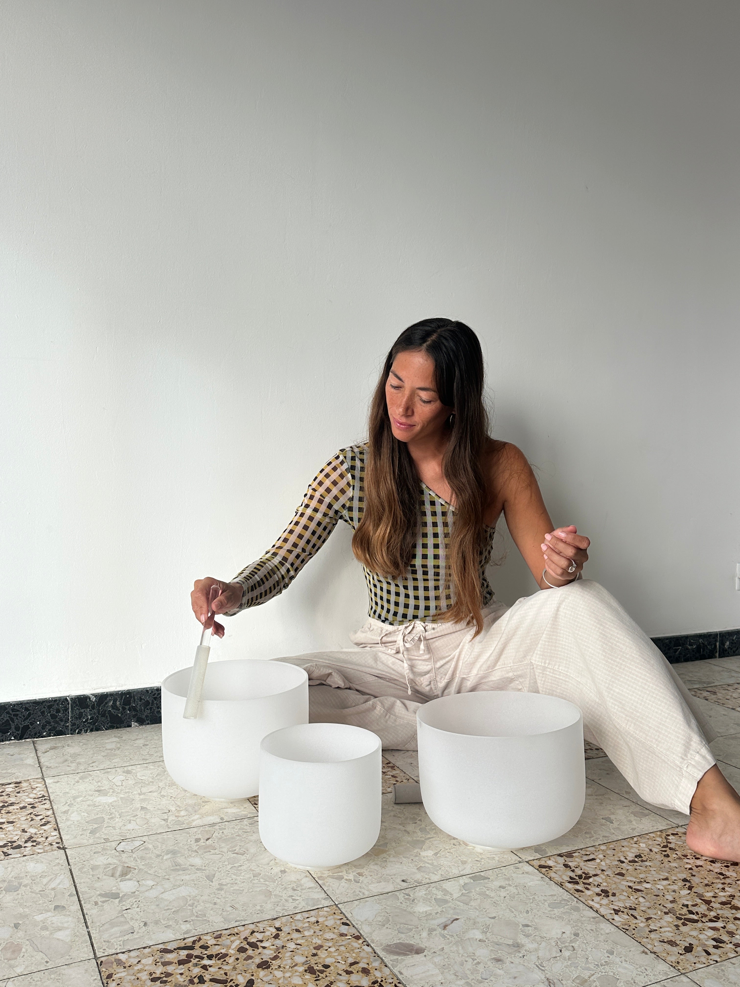 Dimanche 26/10 17:00 –  <br>Crystal Sound Bath avec Marion (1h)