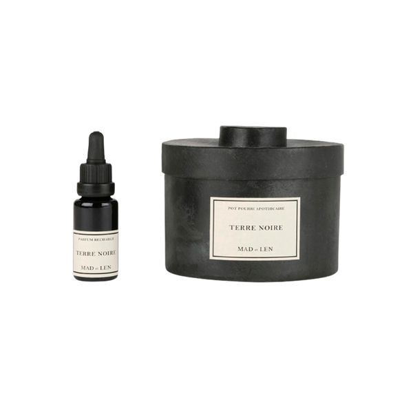 THE CARE - MAD et LEN, Pot Pourri Ambre - Terre Noire