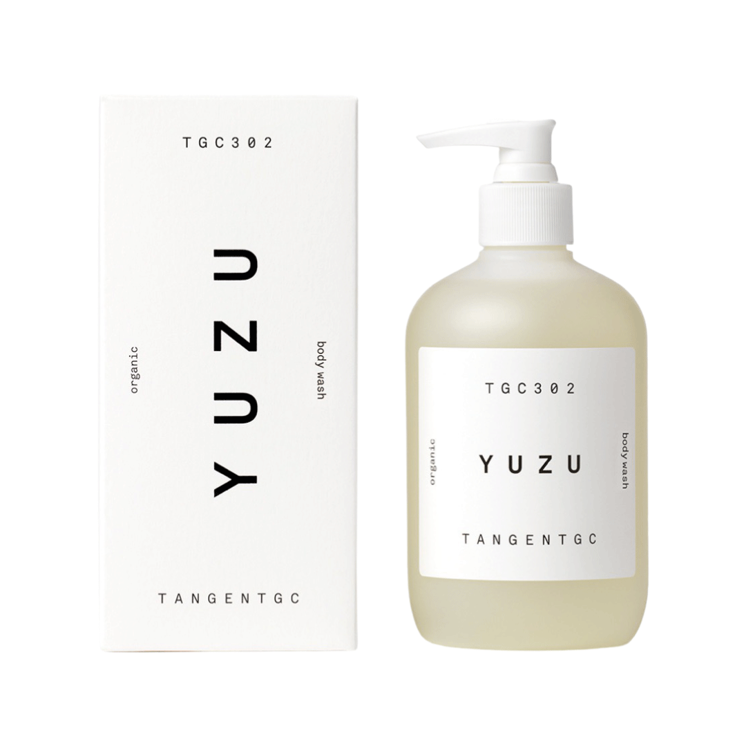 YUZU BODY WASH de TANGENT GC est un nettoyant pour le corps biologique et parfumé, fabriqué à partir d'huiles végétales pures.